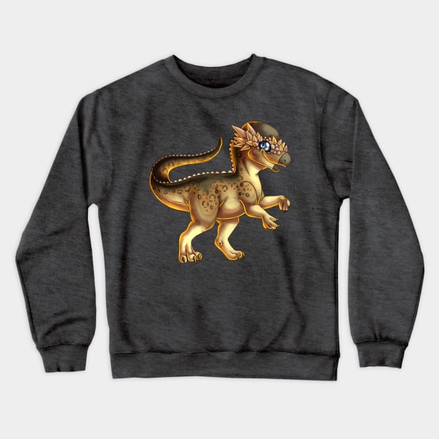 Pachycephalosaurus Crewneck Sweatshirt by cometkins